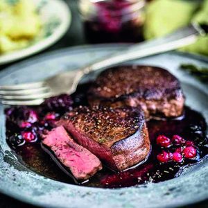 4 Venison Steaks