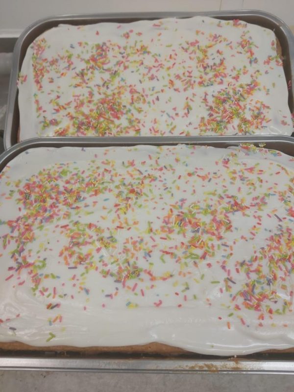Sprinkle Cake Traybake