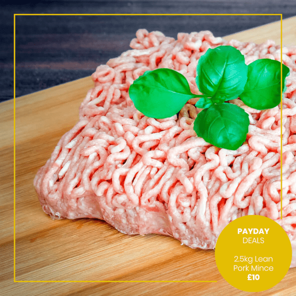 Bulk Lean Pork Mince Offer 2.2kg - Payday Deals