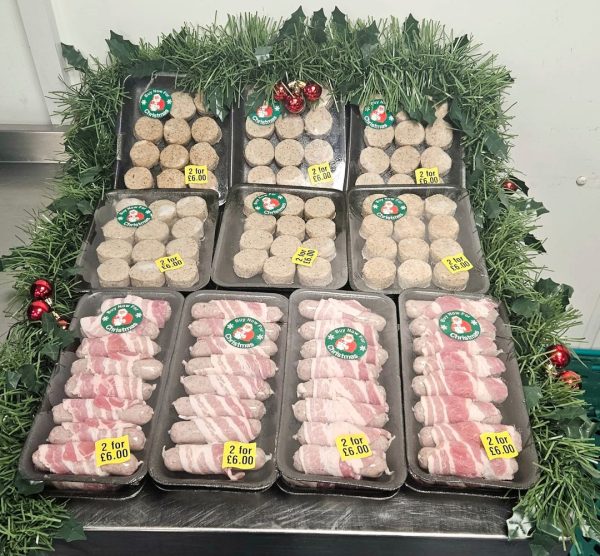 Homemade Stuffing Balls & Pigs in Blankets