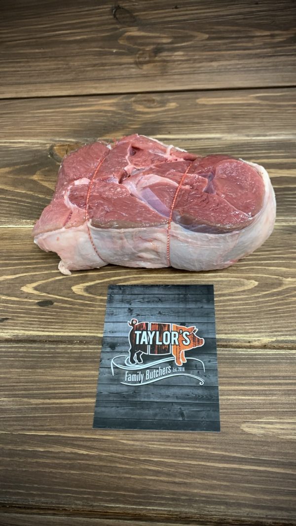 Plain boneless lamb joint