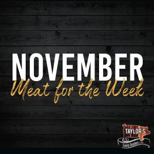 November Meat for the Week
