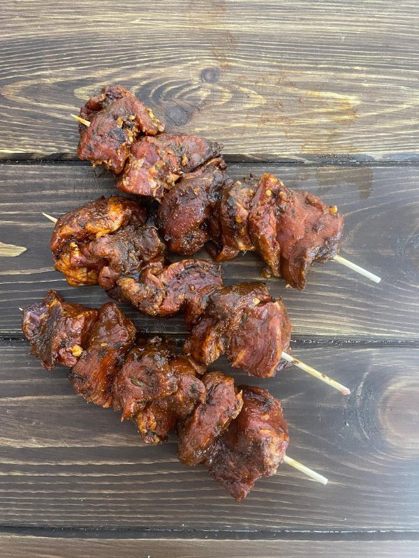Beef Fillet Jerk Skewers