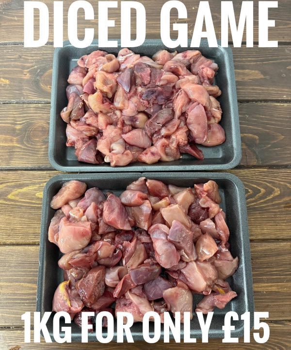 1kg Diced Game