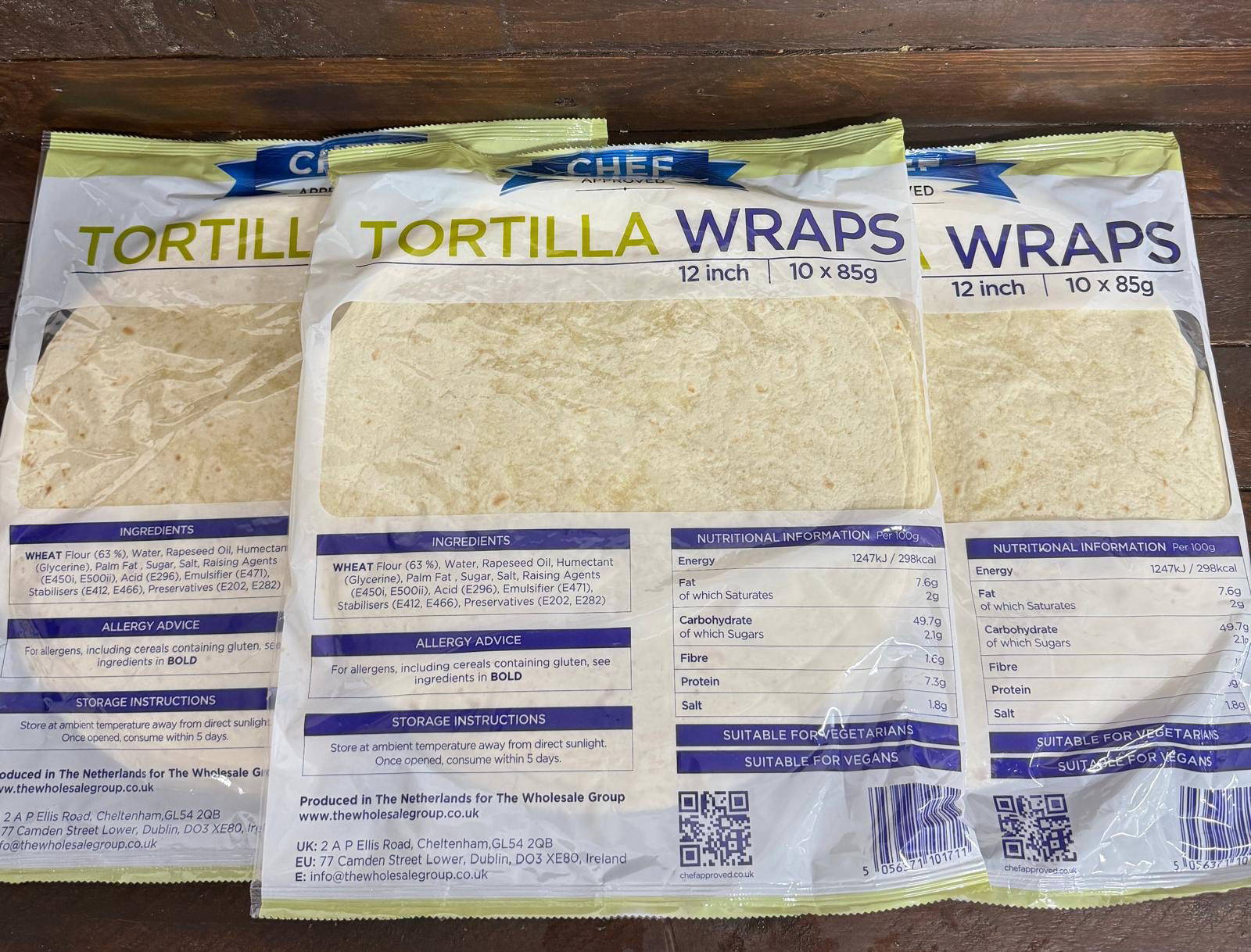Large Tortilla Wraps (10x)