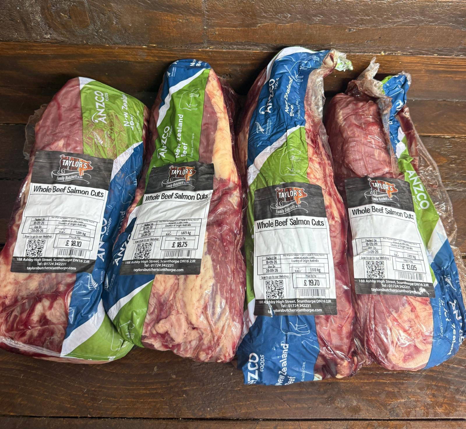 Salmon Cut Beef Joint (1.8-2kg)