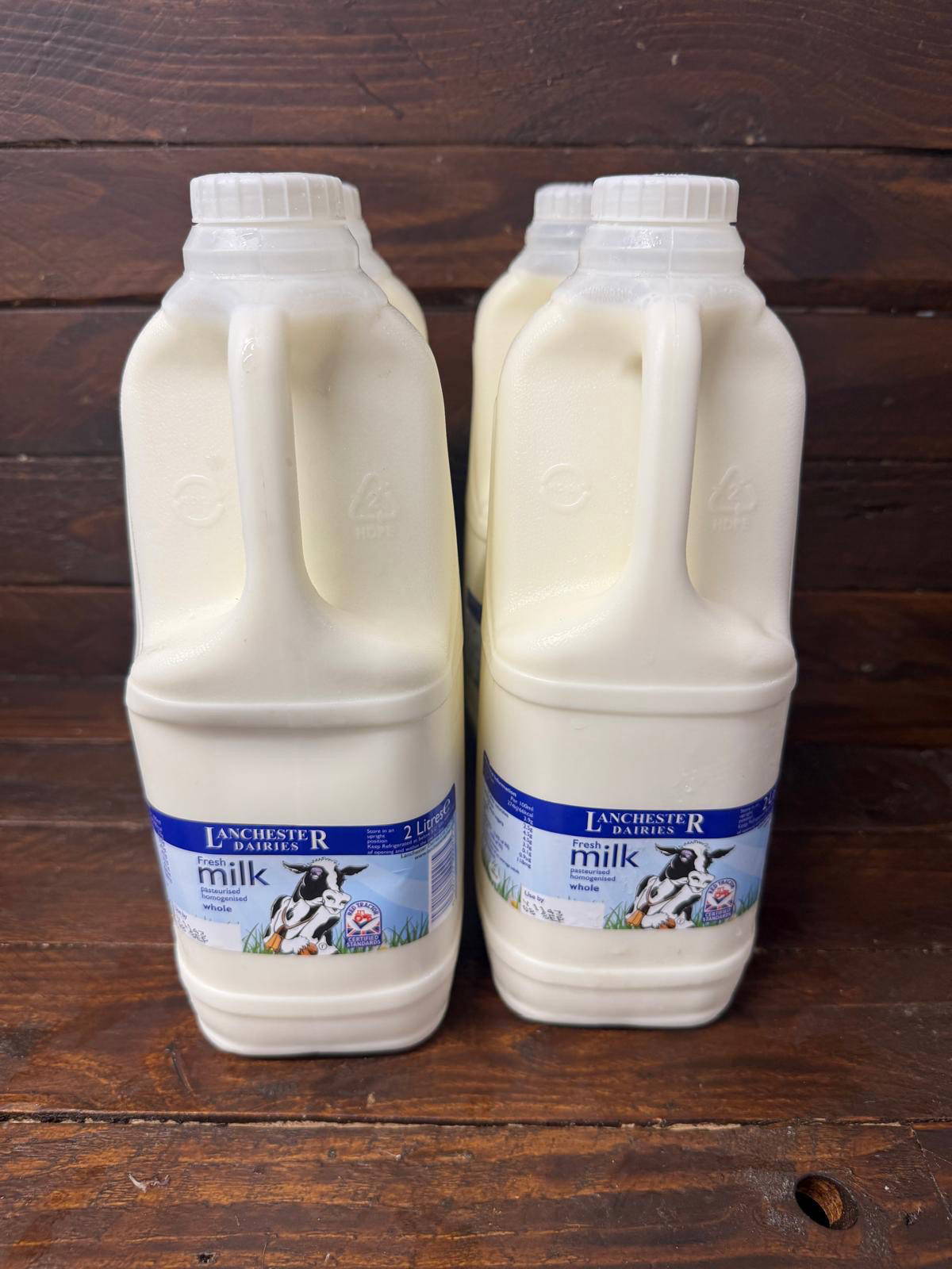 2 Litre Whole Milk